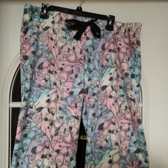 New Scooby Doo Blue Pink Soft Fleece Pajama Pants Size Women's 3X - Picture 2 of 2